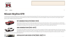 Desktop Screenshot of gtrnissanskyline.com